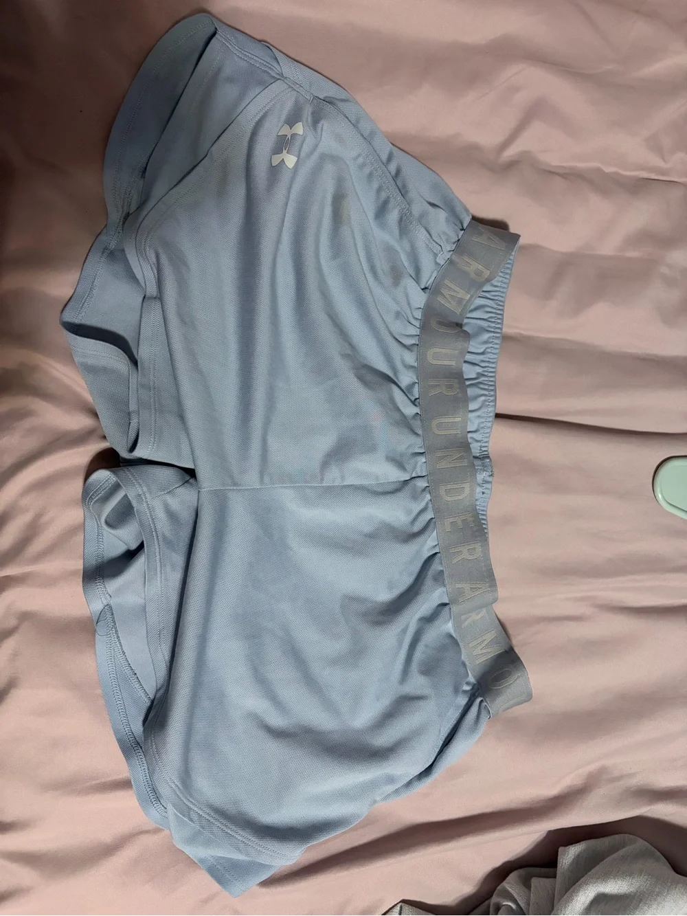 Under Armour Pale Blue Women's Athletic Training Shorts